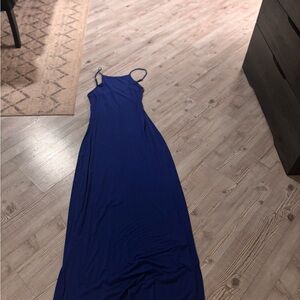 Elegant Blue Maxi Dress